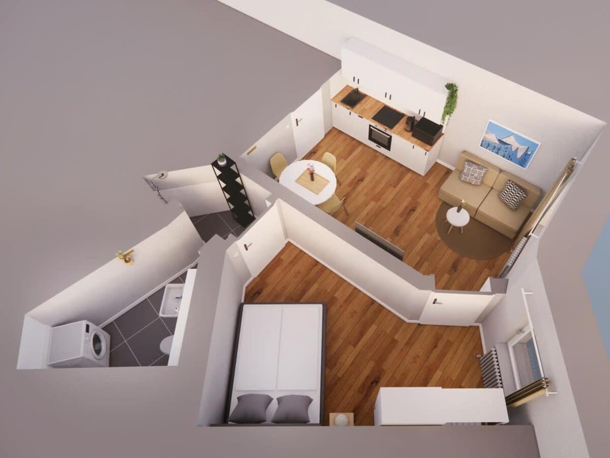 Hamburg City Apartment For 4 Dış mekan fotoğraf